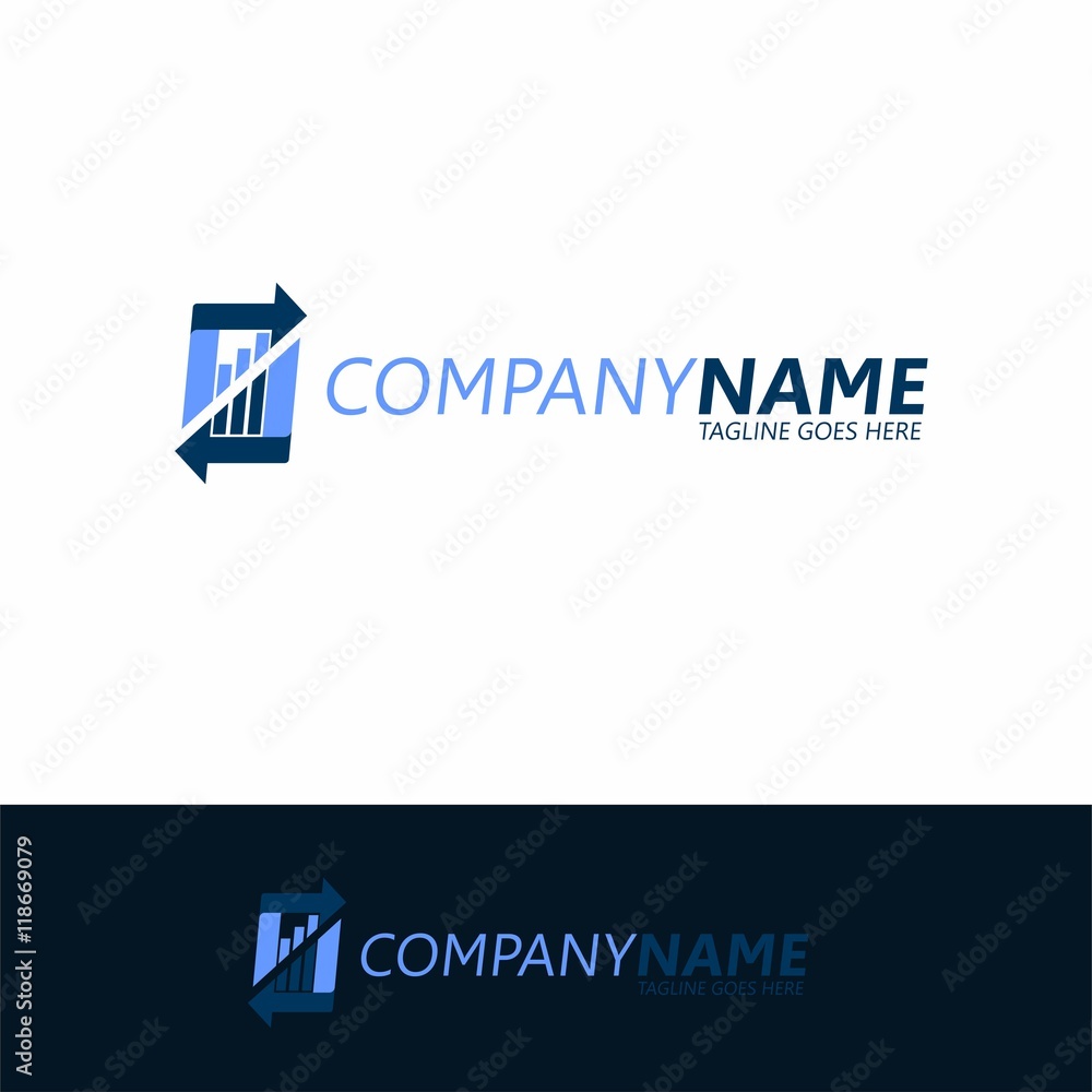 Fototapeta premium identity for business idea