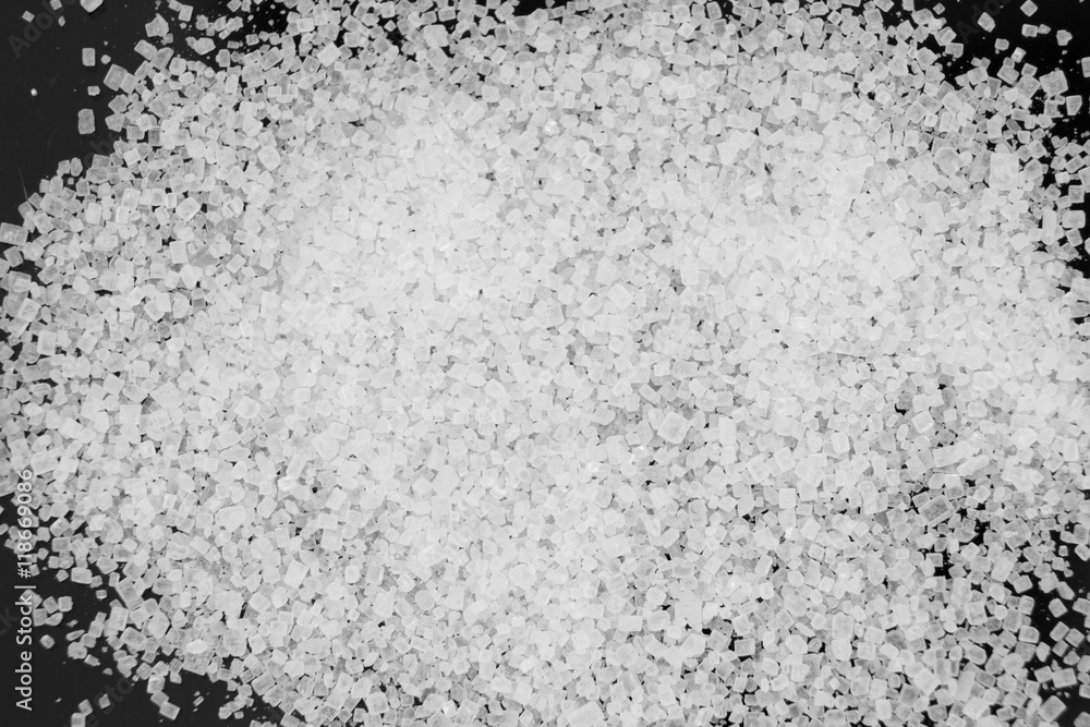 Obraz premium sugar top view