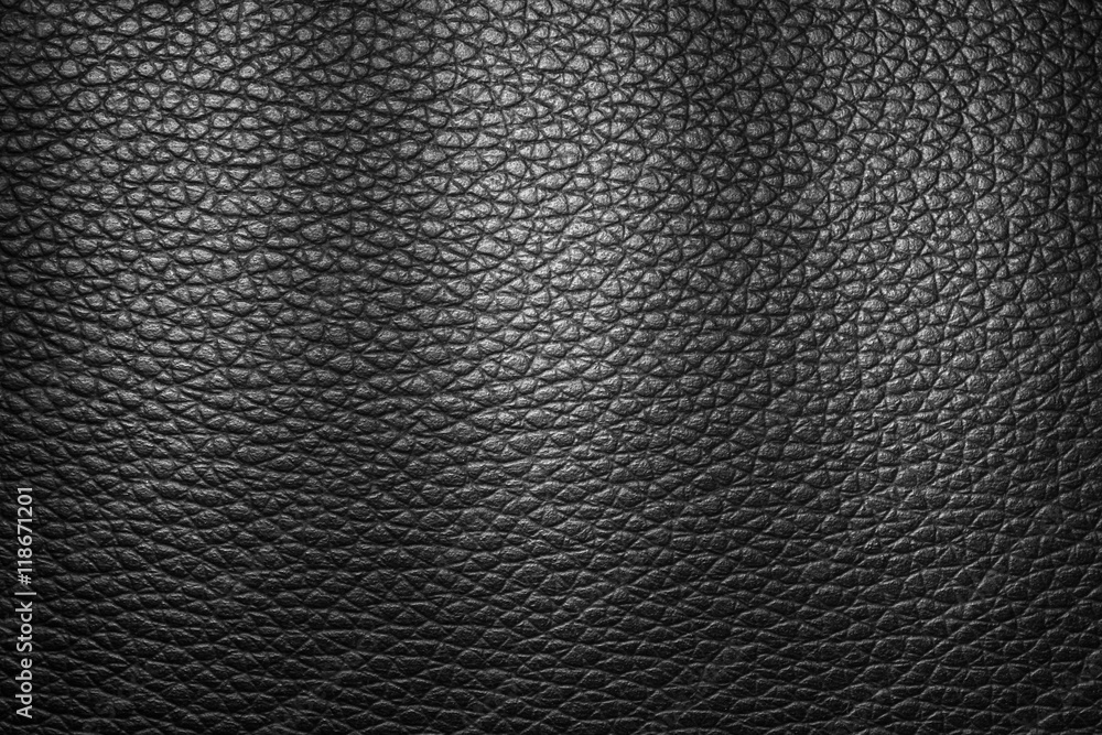 Black leather texture or leather background for design with copy space for text or image. Black leather texture or leather background for design with copy space for text or image.