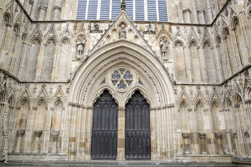 Entrance to York Minster Cathedral Church