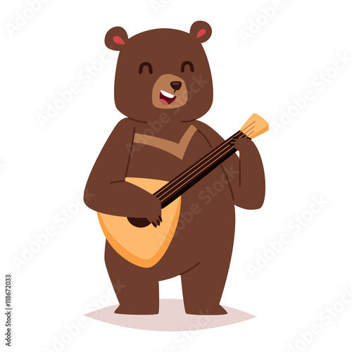 Cartoon bear vector haracter