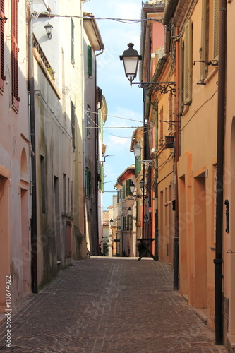 Urban scenic of Sirolo  Italy