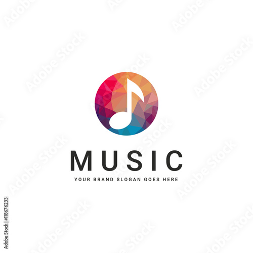 Music logo. Media logo 