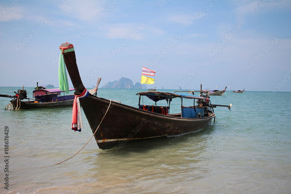 Long tail boats, Krabi