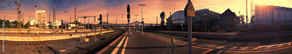 Darmstadt Train Station - Panorama Darmstadt Train Station - Panorama