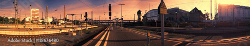 Darmstadt Train Station - Panorama