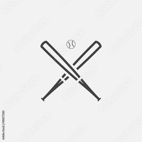 baseball line icon, outline vector logo illustration, linear pictogram isolated on white