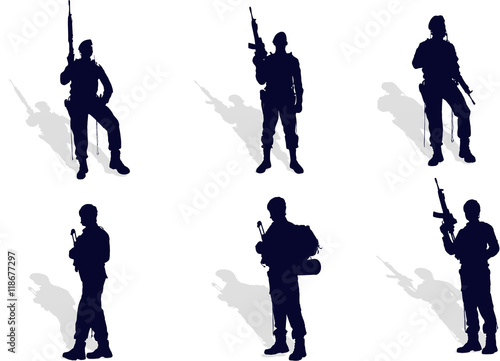 Soldier Silhoutettes