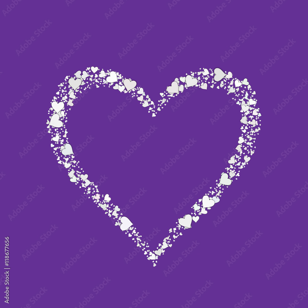Love heart Valentine shape Love heart Valentine shape
