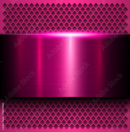 Metal background texture pink