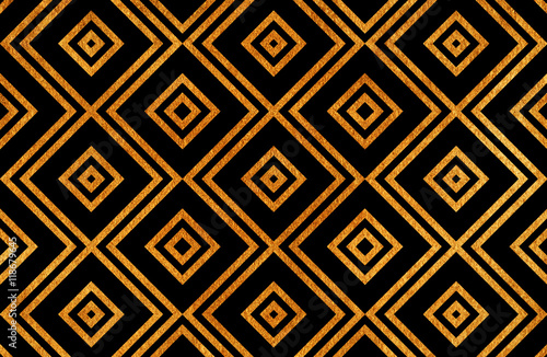 Geometrical golden pattern.