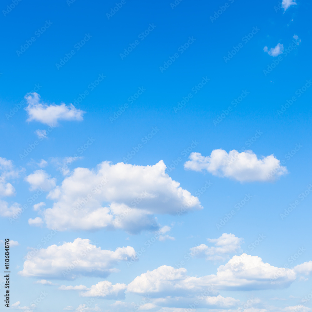 small white clouds in blue sky in sunny day small white clouds in blue sky in sunny day