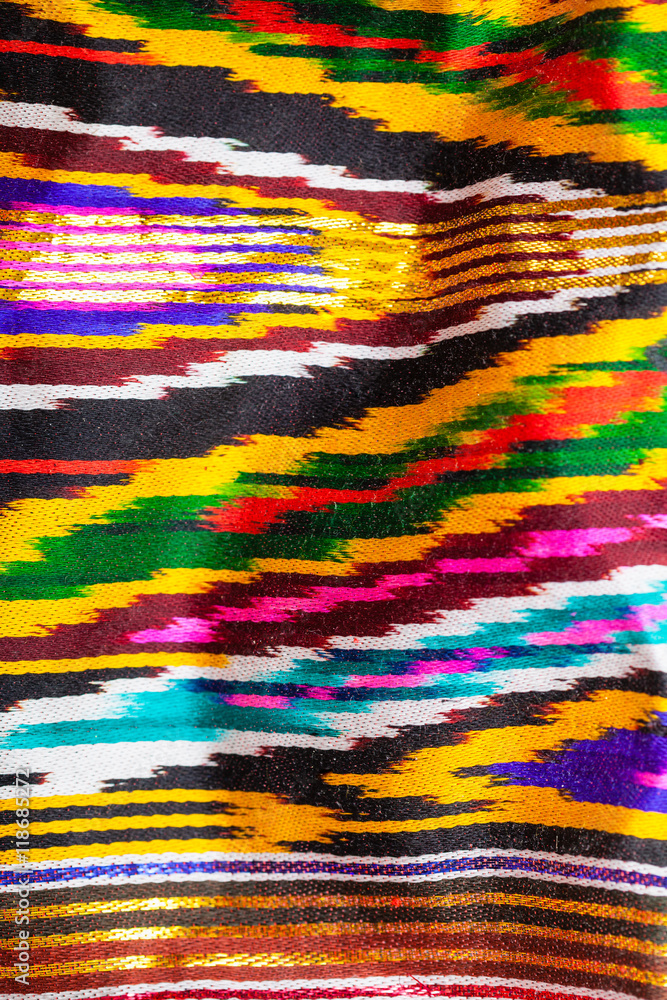 traditional central asian ornament of fabric traditional central asian ornament of fabric