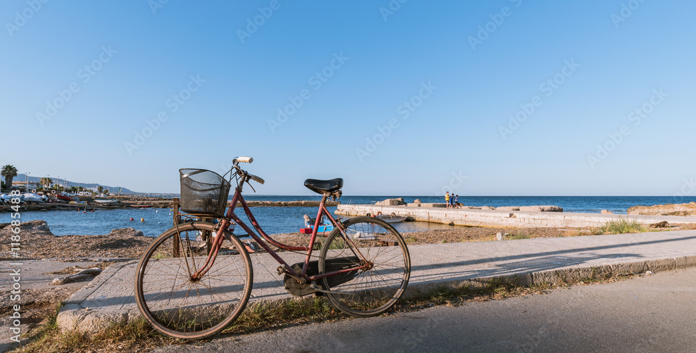 Fahrrad am Fischerhafen
