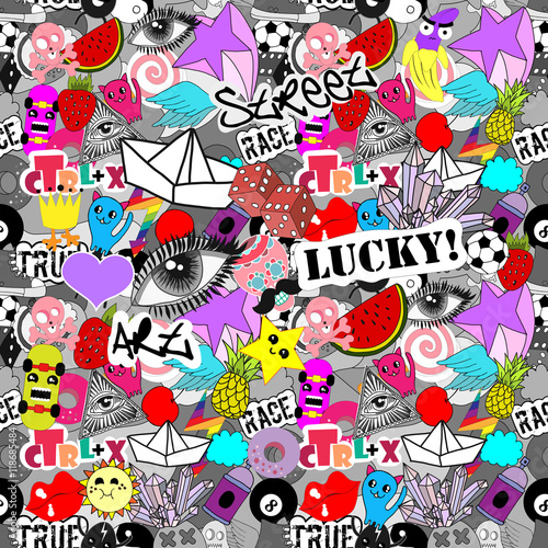 Funny vector seamless