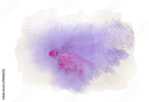 Watercolor round spot. Hand drawn watercolour textured backgroun