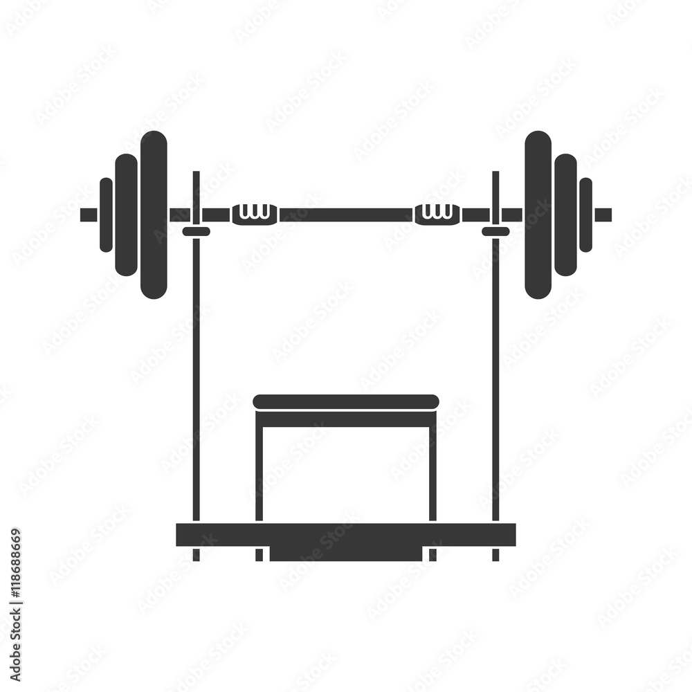 weight healthy lifestyle gym fitness icon. Flat and Isolated design. Vector illustration weight healthy lifestyle gym fitness icon. Flat and Isolated design. Vector illustration