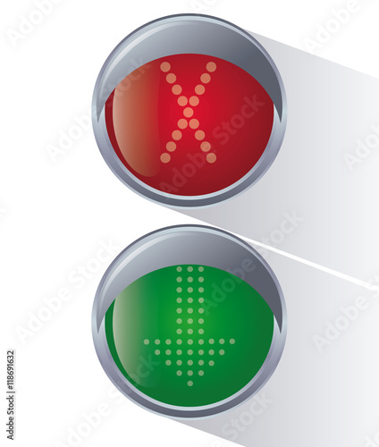 semaphore trafficlight sign warning road street icon. Colorful and isolated design. Vector illustration