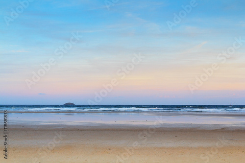 Early morning view over the beach at Polzeath © Christopher Hall