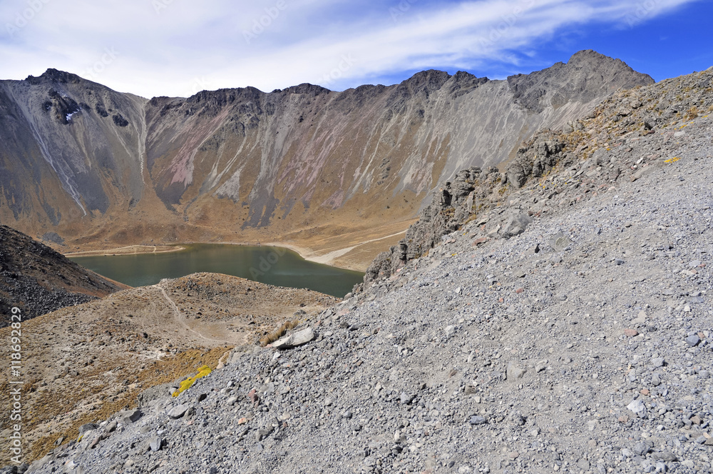 Nevado de Toluca in the Trans-Mexican volcanic belt, often climbed with iztaccihuatl or Orizaba, Mexico