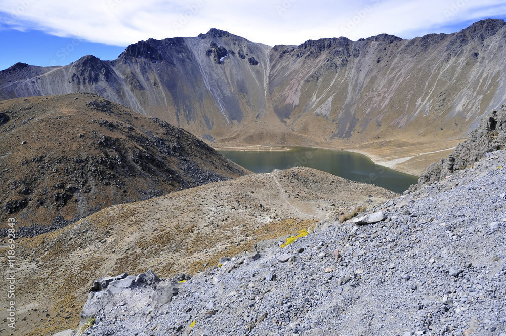 Nevado de Toluca in the Trans-Mexican volcanic belt, often climbed with iztaccihuatl or Orizaba, Mexico