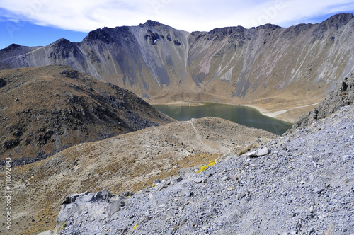 Nevado de Toluca in the Trans-Mexican volcanic belt, often climbed with iztaccihuatl or Orizaba, Mexico photo