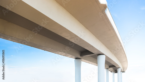 Elevated road from below