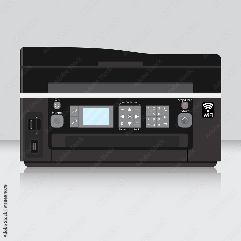 Copier and computer printer flat Copier and computer printer flat