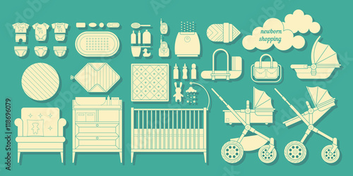 Newborn shopping boy 4