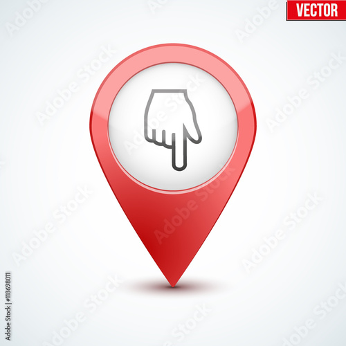 Pointer target for map