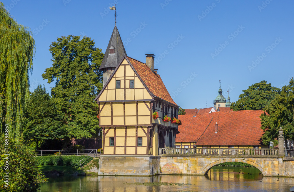Gatehouse and bridge of the Steinfurt Castle