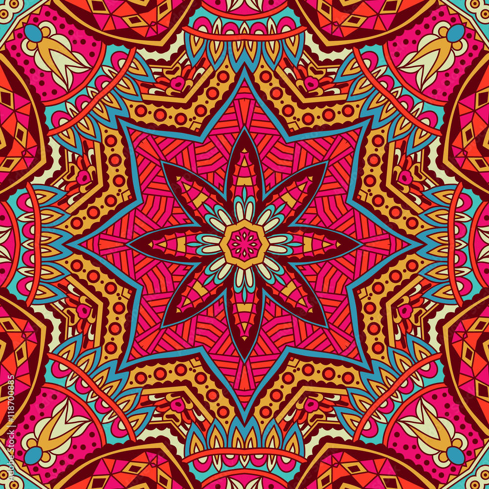 Abstract Tribal  ethnic seamless pattern ornament