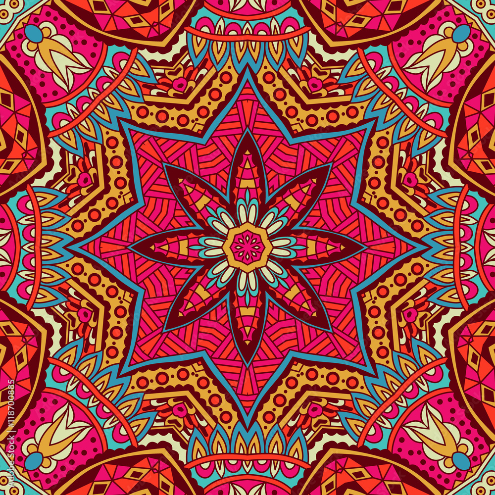 Abstract Tribal ethnic seamless pattern ornament Abstract Tribal ethnic seamless pattern ornament