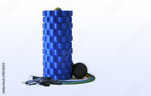 Foam Roller Massage Ball Fitness Resistance Bands Equipment