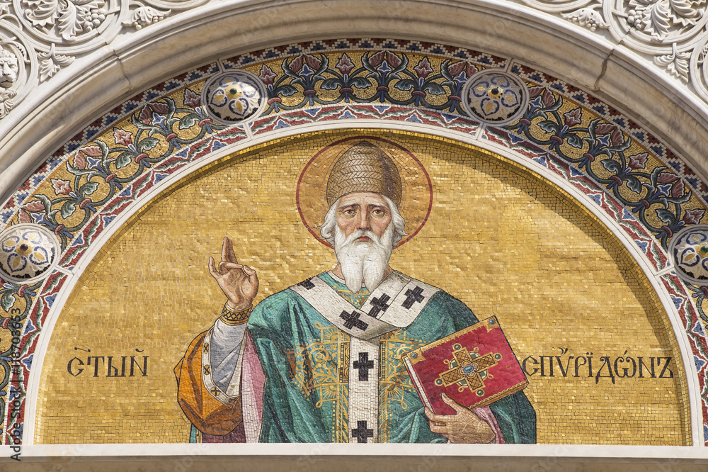 Mosaic of Saint Spyridon