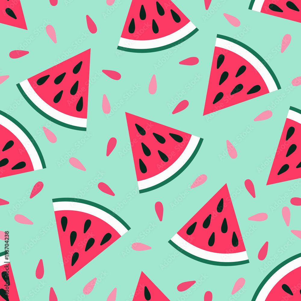 Cute seamless watermelon pattern Cute seamless watermelon pattern