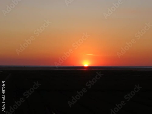 Sonnenuntergang überm Meer