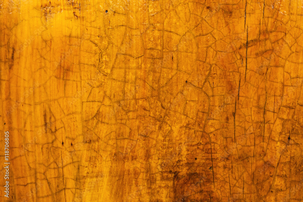 background texture of cracked paint on wood