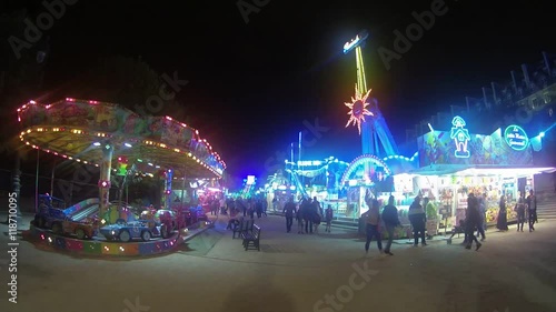 Fête foraine du jardin des Tuileries [Time-lapse, HD]