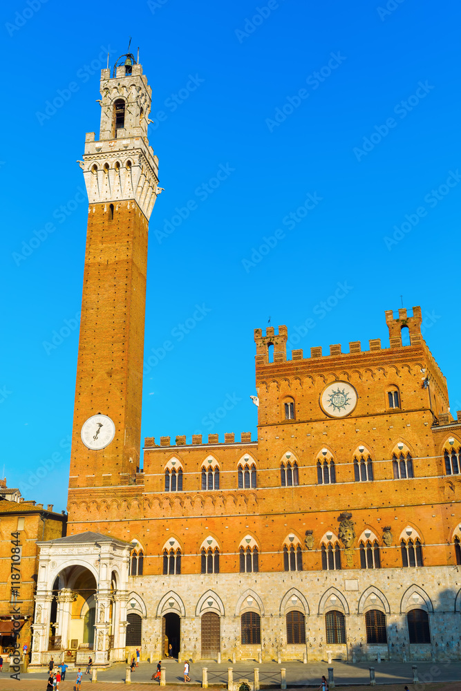 Palazzo Pubblico with Torre del Mangia in Siena