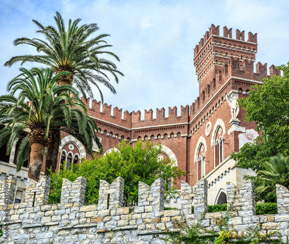 Castello d'Albertis castle in Genoa