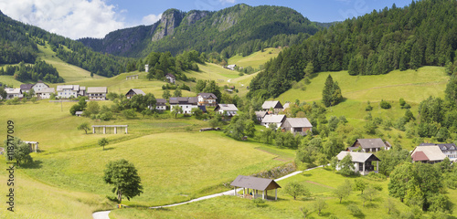 Górski krajobraz Słowenii