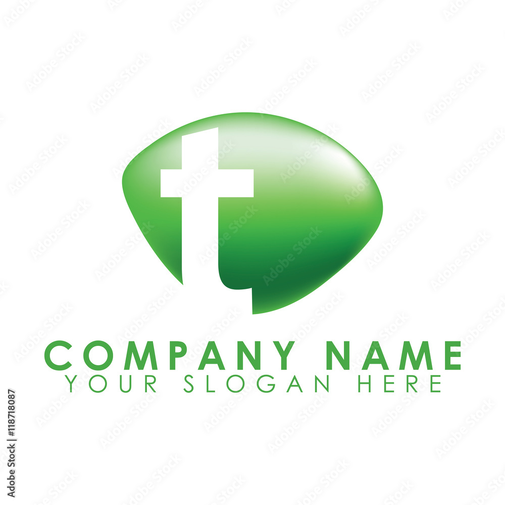 Obraz premium Letter T Logo