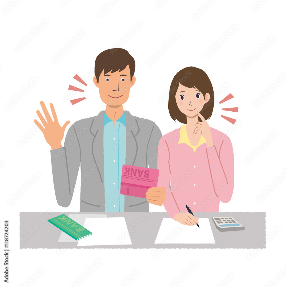 相談　夫婦　いらすと