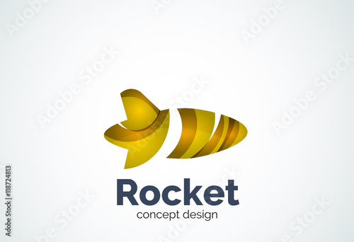 Rocket logo template