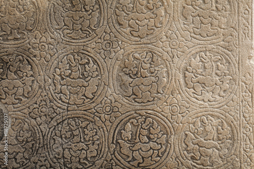 Bas-reliefs in Banteay Samre hindu temple, Angkor, Cambodia