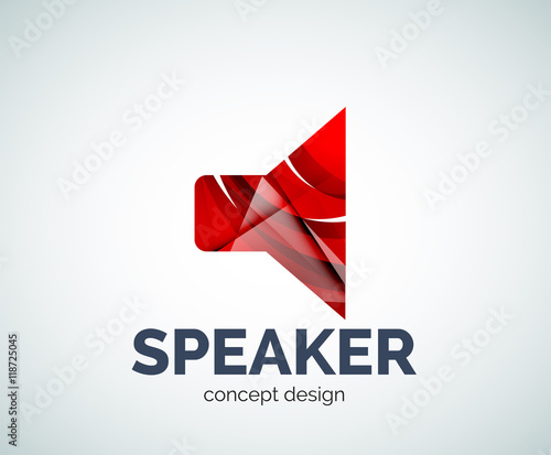 Speaker logo business branding icon