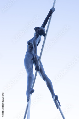 man woman. bronze sculpture in Antibes.  © nevskyphoto