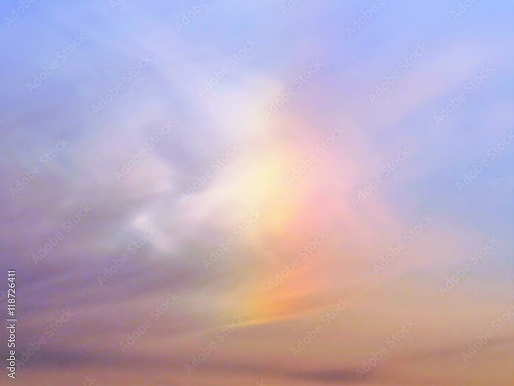 Fototapeta premium Evening Rainbow Spectrum