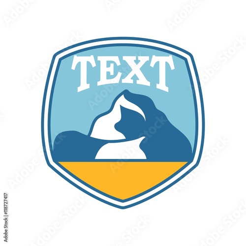 Badge Vector Winter 